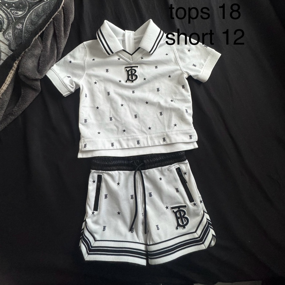 burberry set for babies